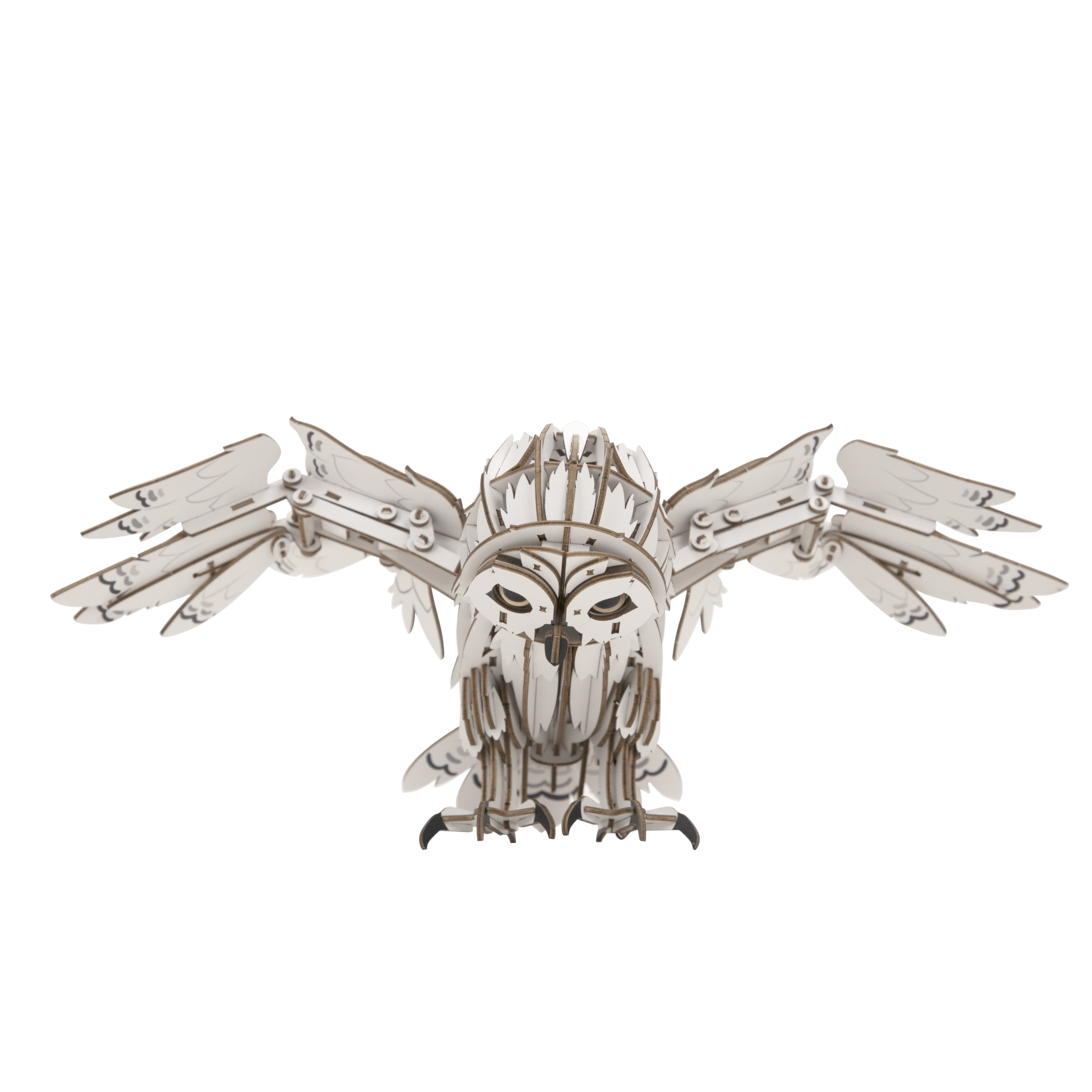 3D Wooden Mechanical Puzzle Kit, Hedwig (1613) – Wooden constructors | Varvikas
