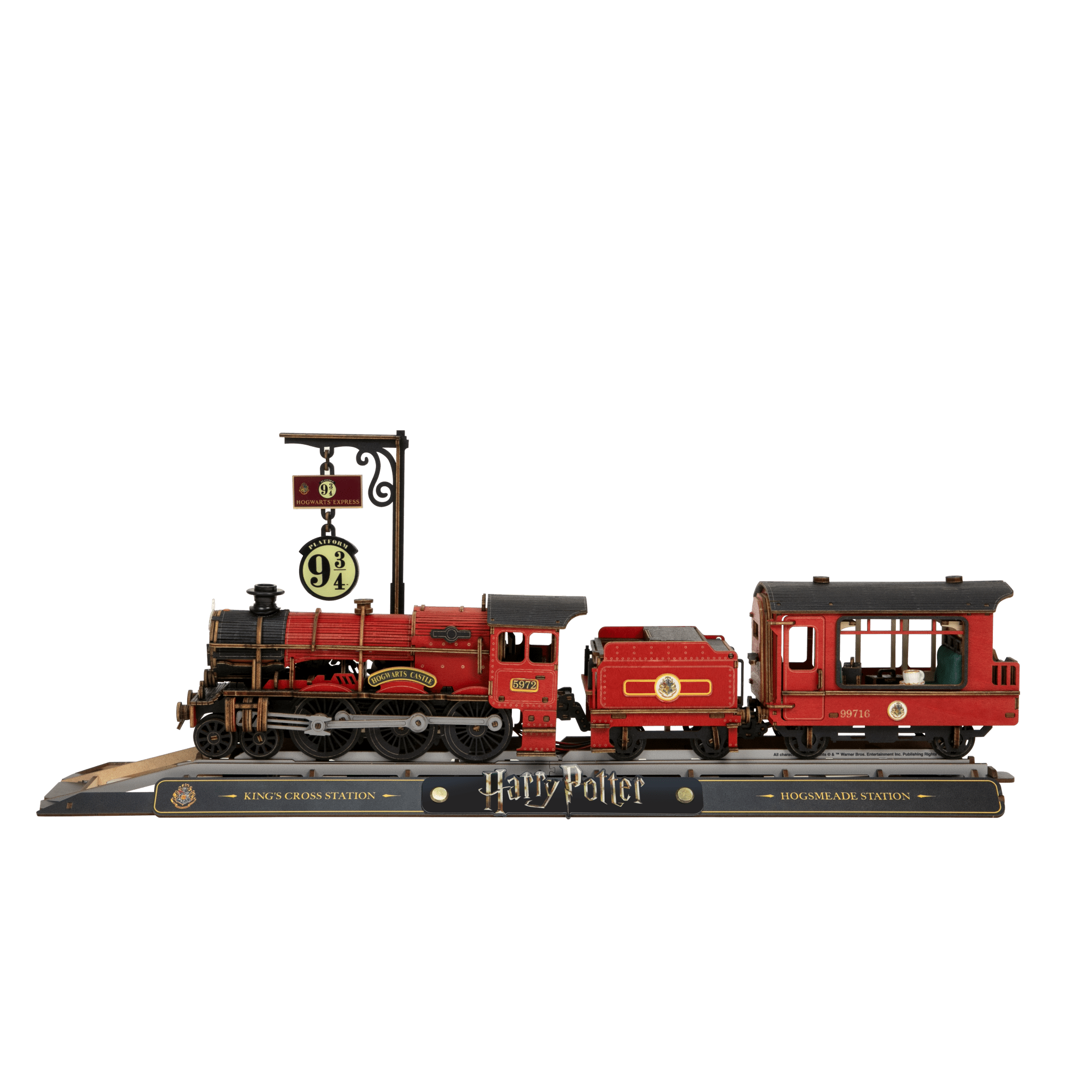 3D Wooden Mechanical Puzzle Kit, Hogwarts Express (1612) – Wooden constructors | Varvikas