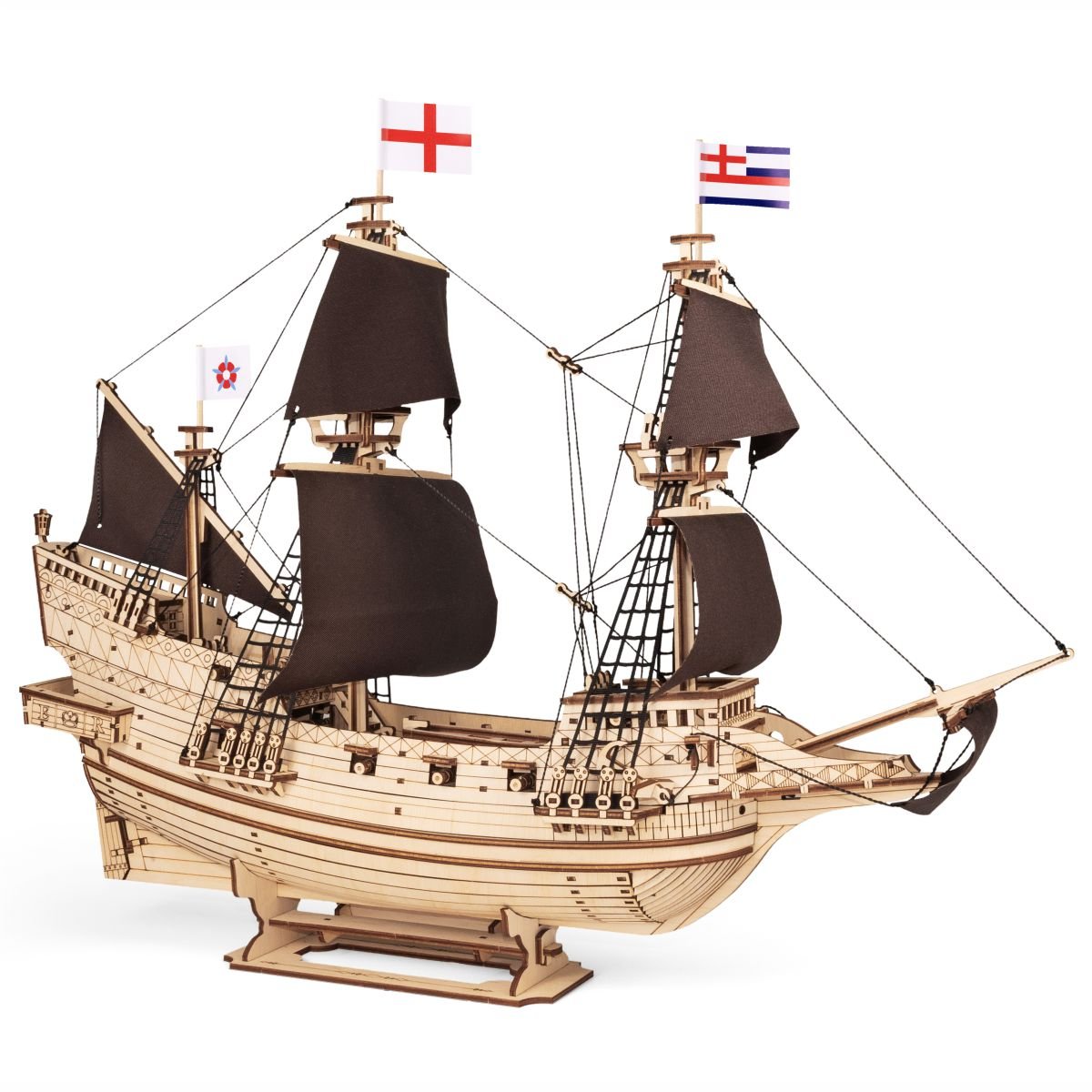 3D Wooden Mechanical Puzzle Kit, Lord of the Seas (BEW017e) – Wooden constructors | Varvikas.Shop