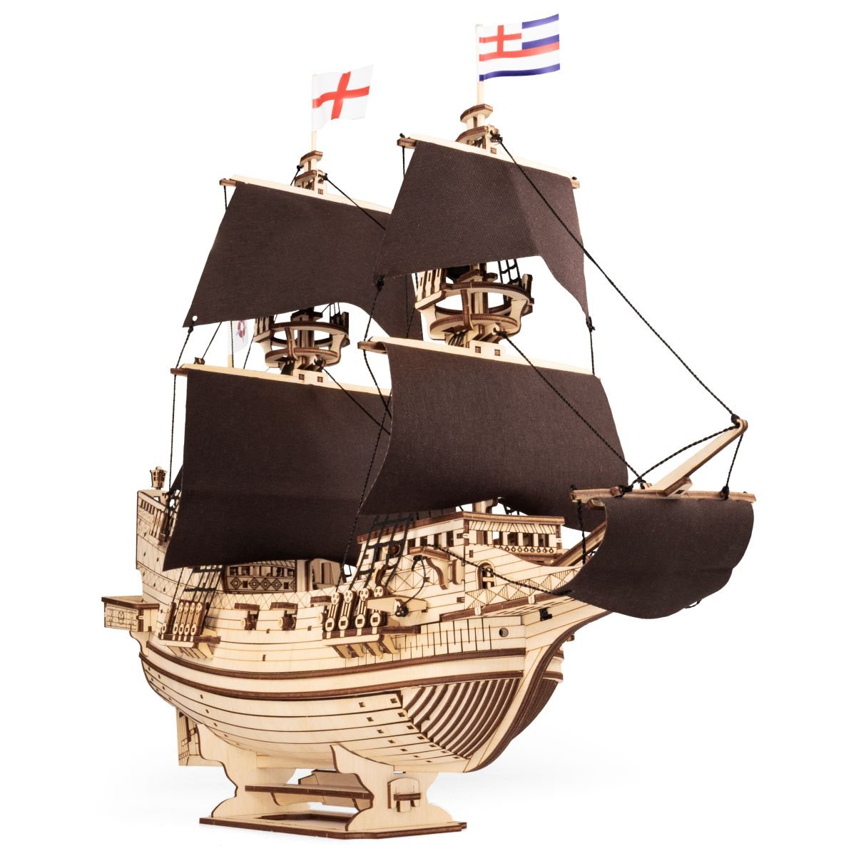 3D Wooden Mechanical Puzzle Kit, Lord of the Seas (BEW017e) – Wooden constructors | Varvikas.Shop