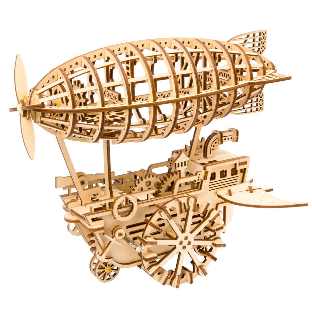 3D Wooden Model Kit | Airship (RK002e) – Wooden constructors | Varvikas.Shop