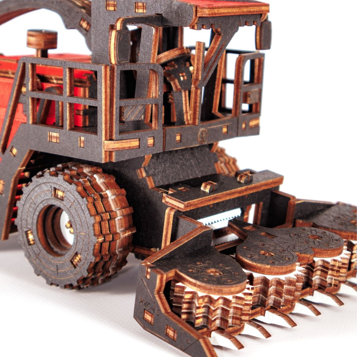 3D Wooden Model Kit | Harvester Forage (BEW010e) – Wooden constructors | Varvikas.Shop
