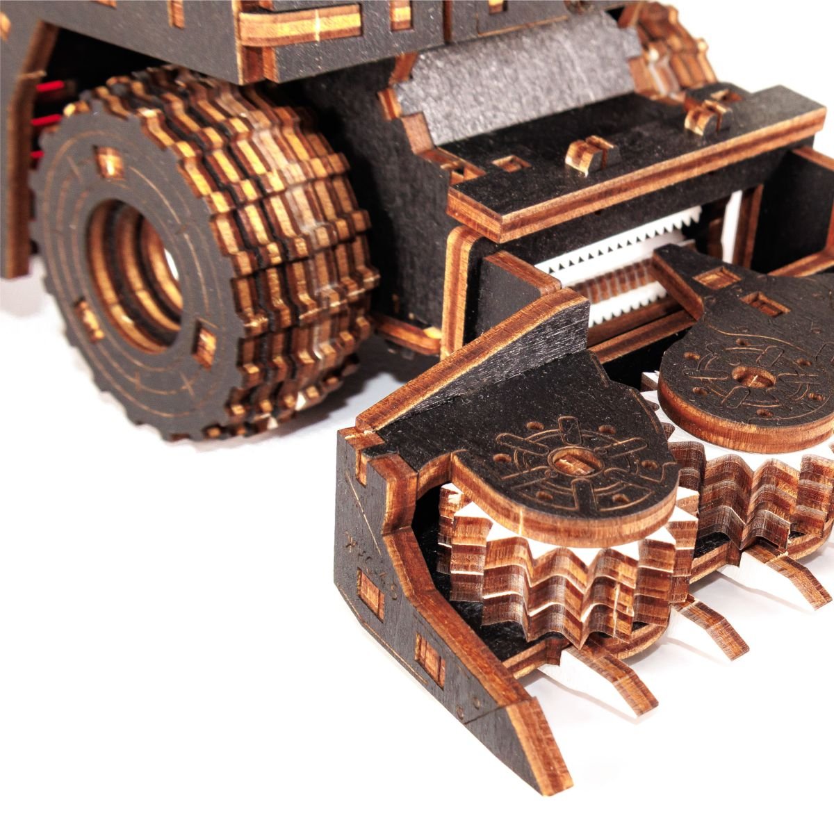 3D Wooden Model Kit | Harvester Forage (BEW010e) – Wooden constructors | Varvikas.Shop