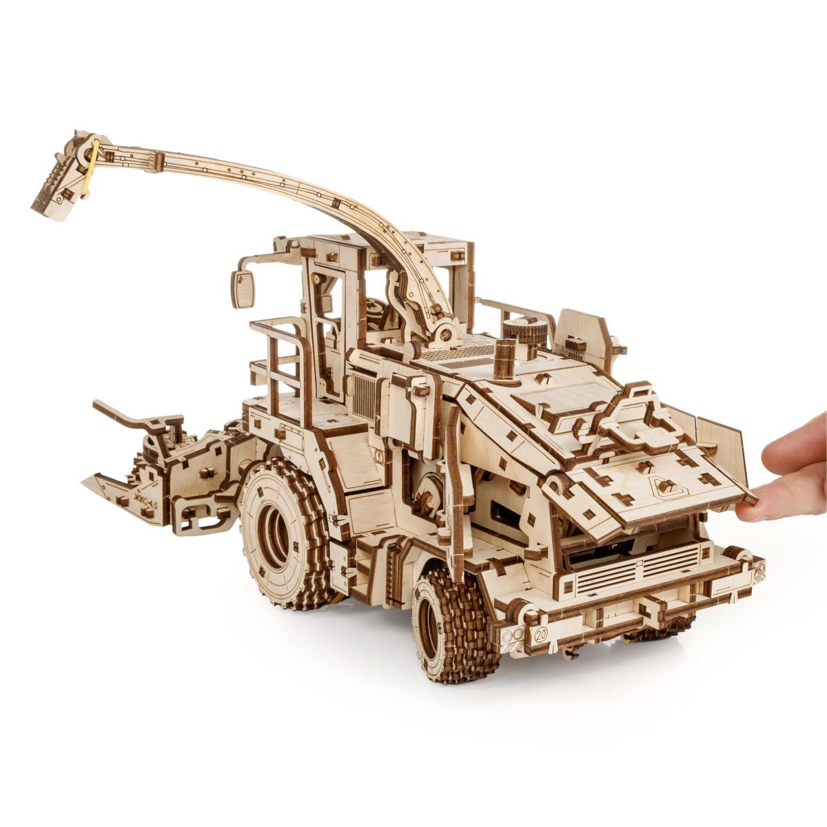 3D Wooden Model Kit | Harvester FS80 (BEW014e) – Wooden constructors | Varvikas.Shop