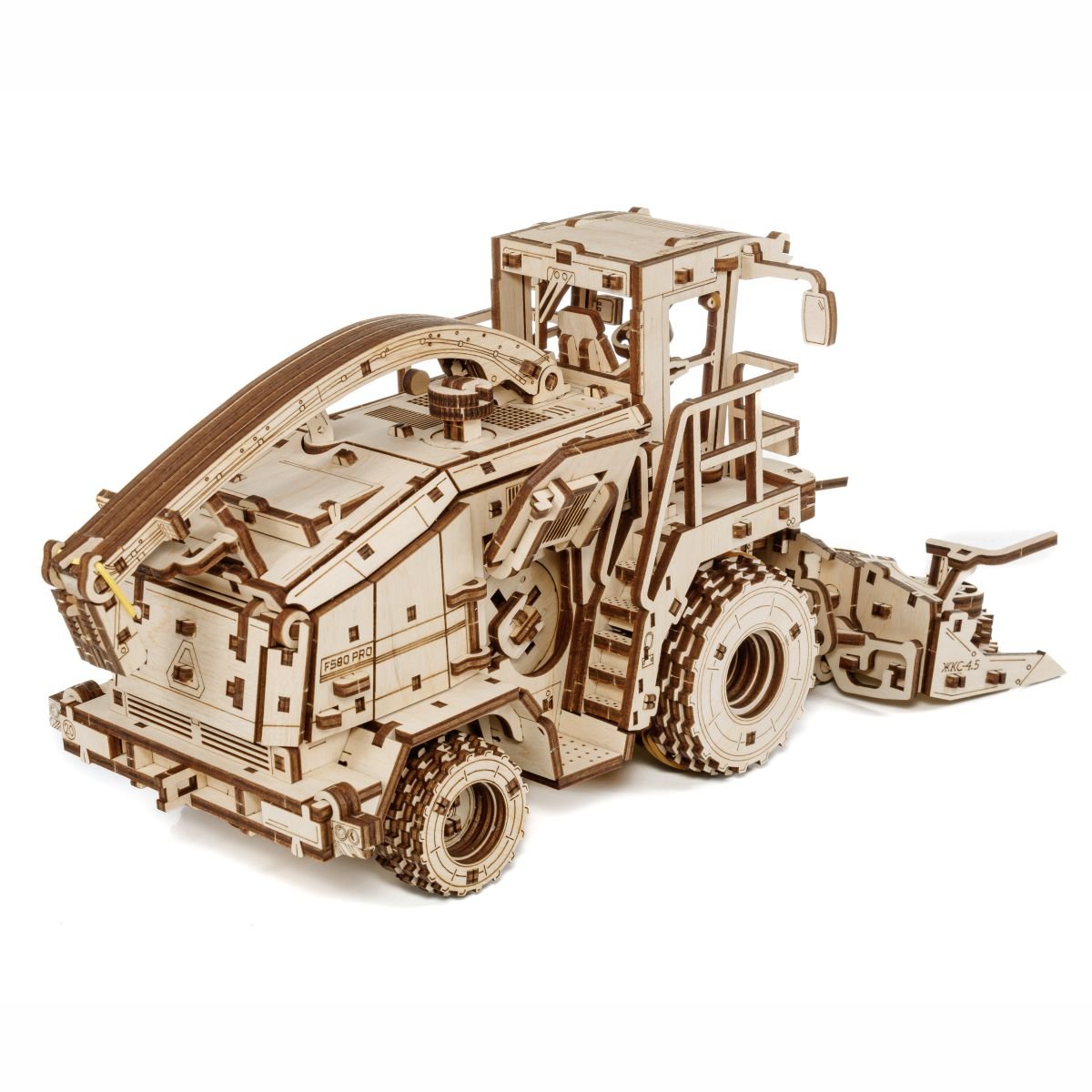 3D Wooden Model Kit | Harvester FS80 (BEW014e) – Wooden constructors | Varvikas.Shop
