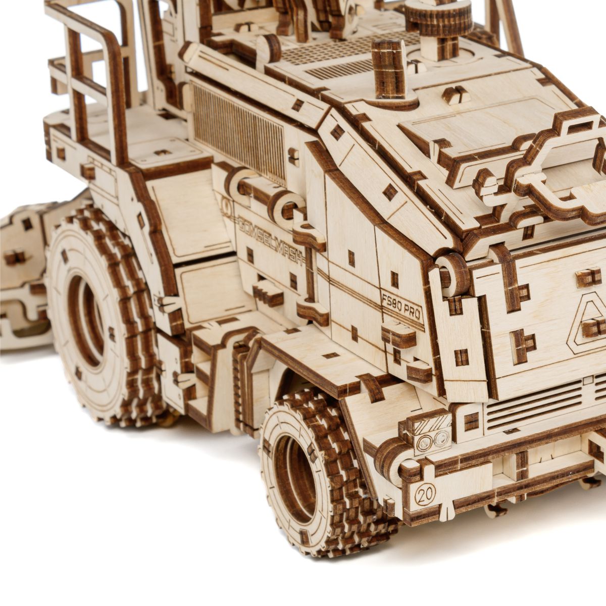 3D Wooden Model Kit | Harvester FS80 (BEW014e) – Wooden constructors | Varvikas.Shop