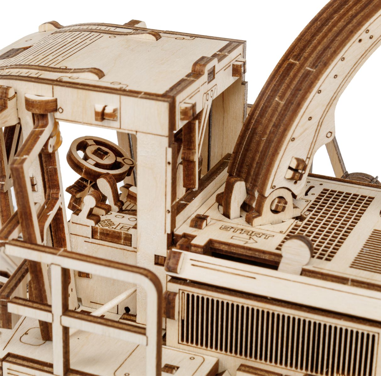 3D Wooden Model Kit | Harvester FS80 (BEW014e) – Wooden constructors | Varvikas.Shop