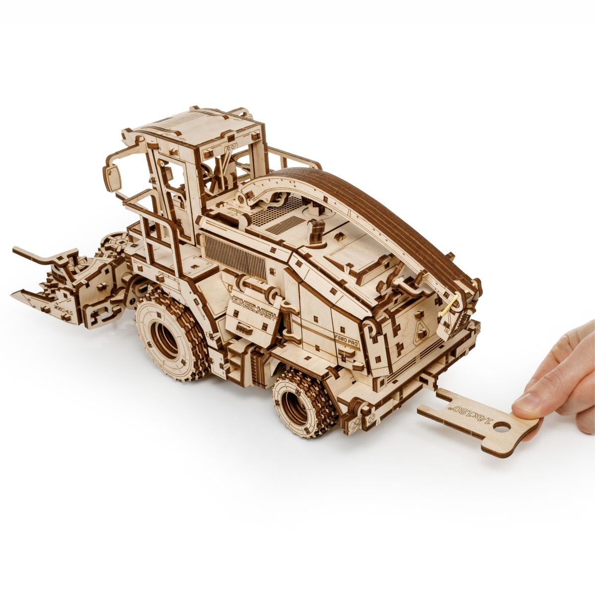 3D Wooden Model Kit | Harvester FS80 (BEW014e) – Wooden constructors | Varvikas.Shop