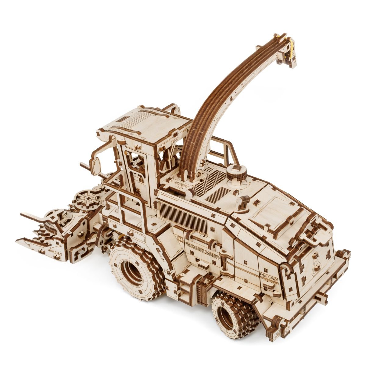3D Wooden Model Kit | Harvester FS80 (BEW014e) – Wooden constructors | Varvikas.Shop