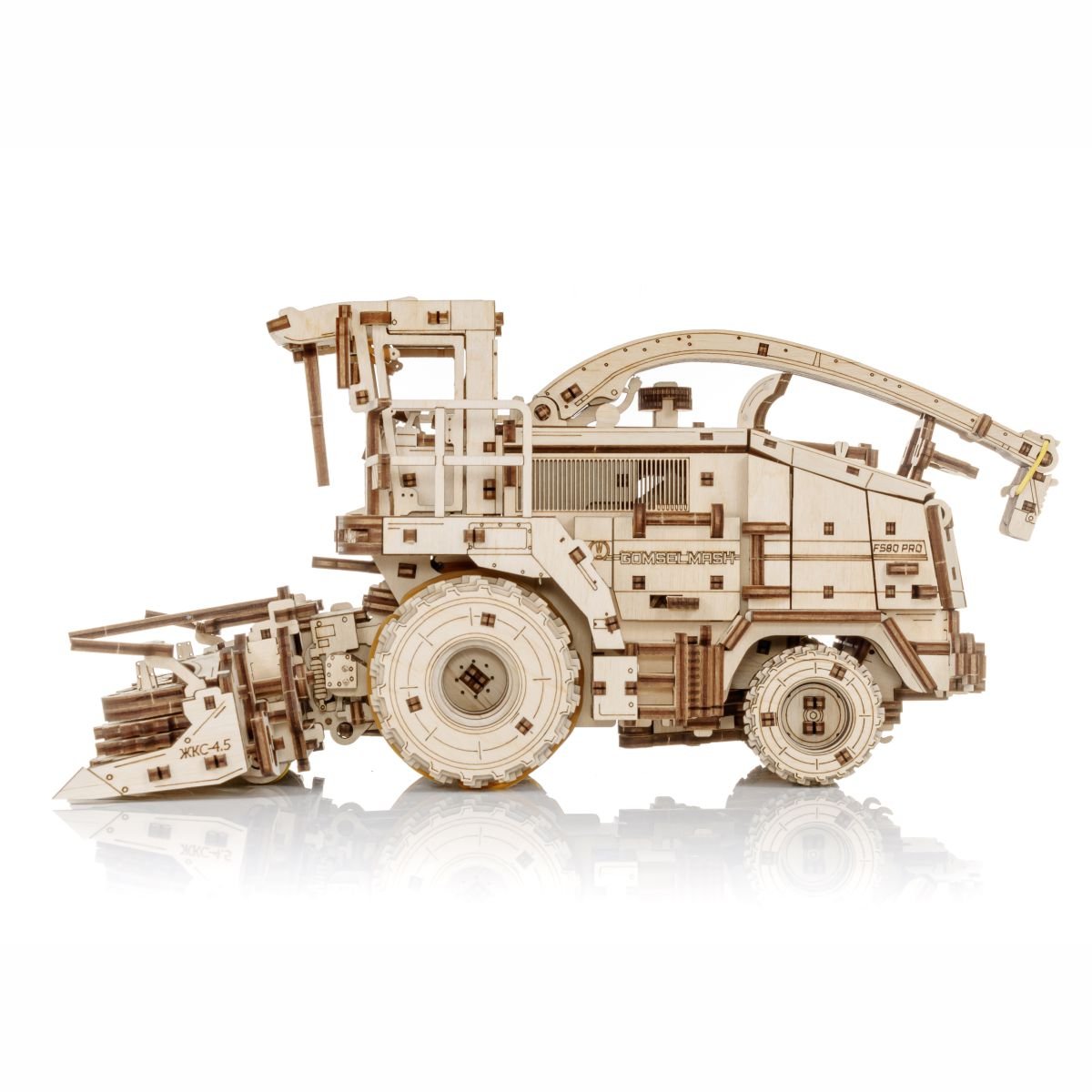 3D Wooden Model Kit | Harvester FS80 (BEW014e) – Wooden constructors | Varvikas.Shop
