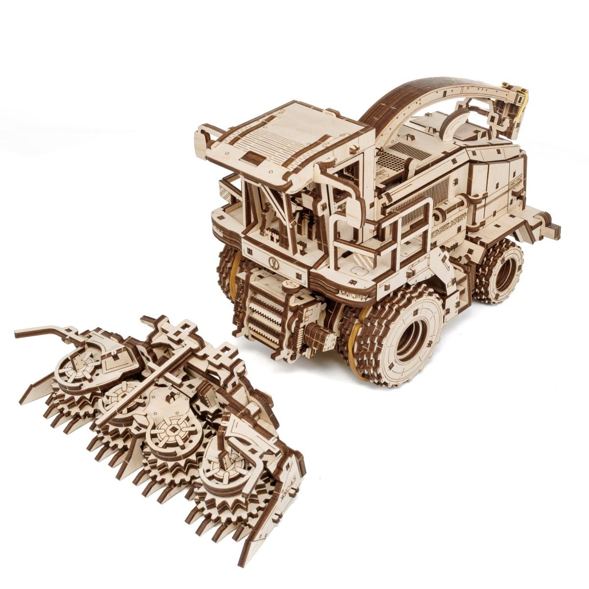 3D Wooden Model Kit | Harvester FS80 (BEW014e) – Wooden constructors | Varvikas.Shop
