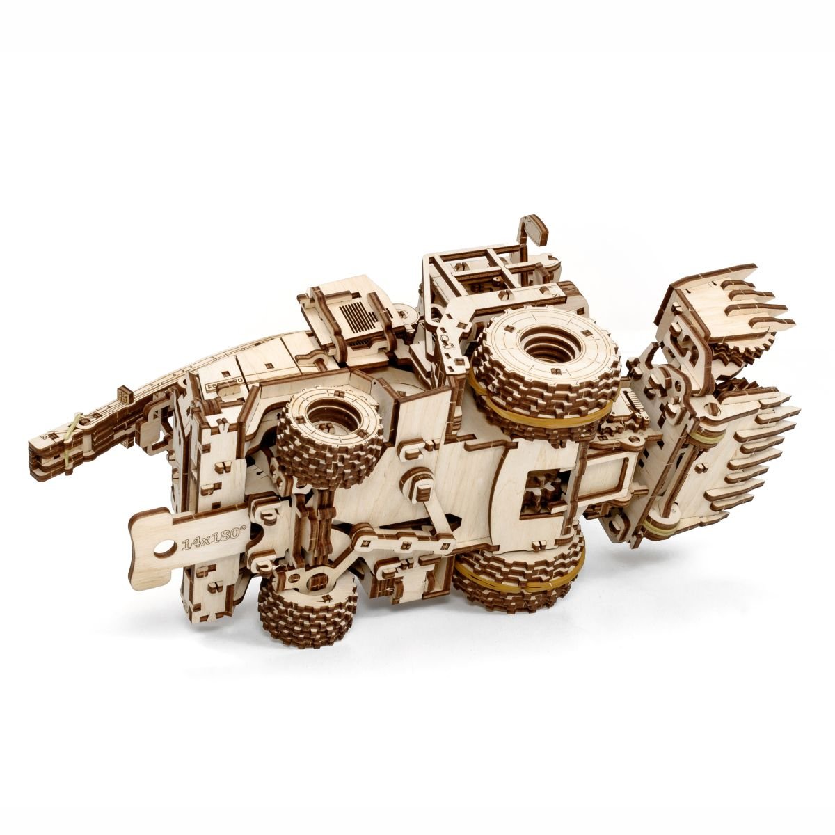 3D Wooden Model Kit | Harvester FS80 (BEW014e) – Wooden constructors | Varvikas.Shop