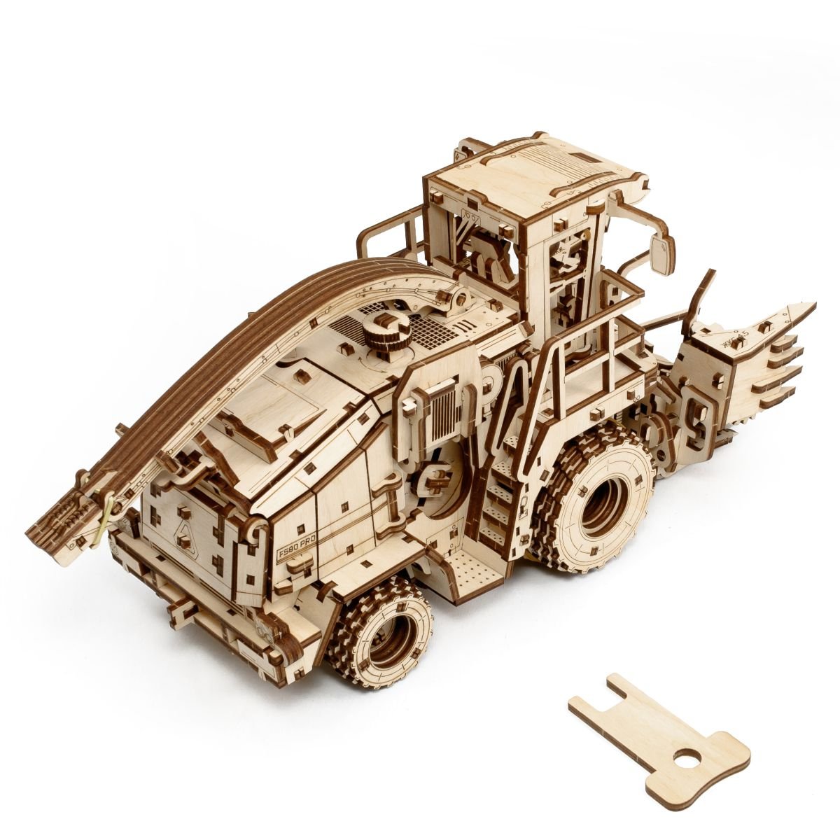 3D Wooden Model Kit | Harvester FS80 (BEW014e) – Wooden constructors | Varvikas.Shop