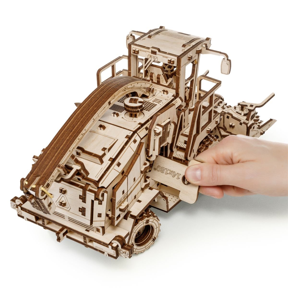 3D Wooden Model Kit | Harvester FS80 (BEW014e) – Wooden constructors | Varvikas.Shop