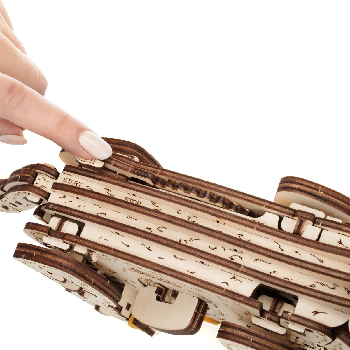 3D Wooden Model Kit | Kitten (BEW003e) – Wooden constructors | Varvikas.Shop