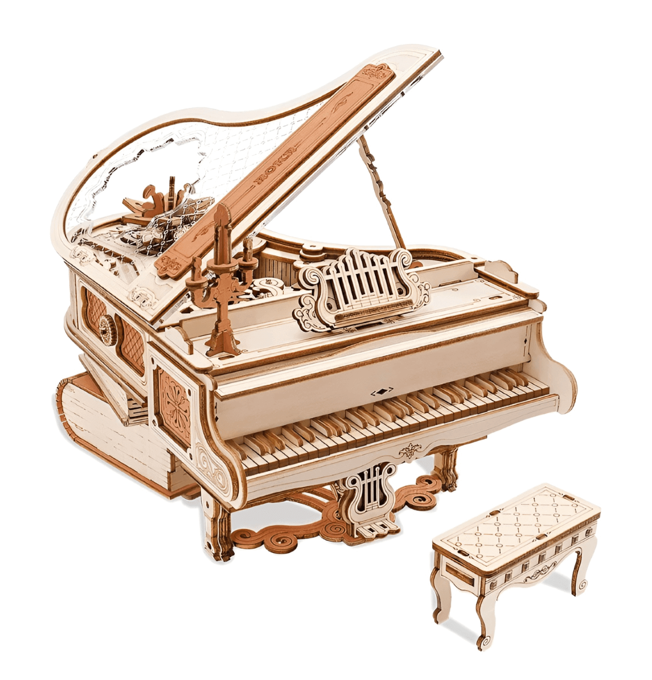 3D Wooden Model Kit | Magic Piano (RK019e) – Wooden constructors | Varvikas.Shop