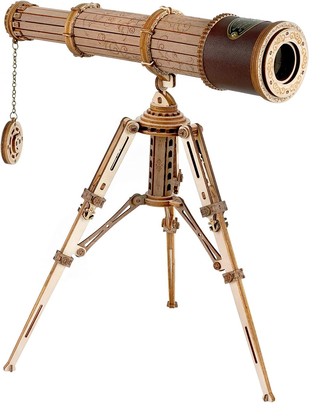 3D Wooden Model Kit | Monocular Telescope (RK011e) – Wooden constructors | Varvikas.Shop