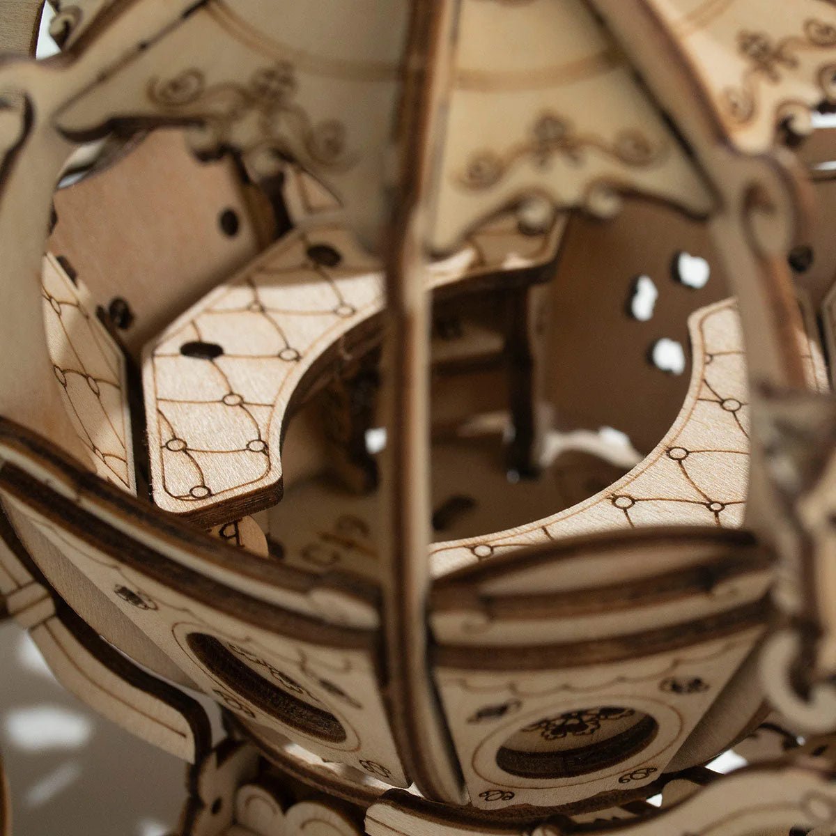 3D Wooden Model Kit | Pumpkin Cart (RA006e) – Wooden constructors | Varvikas.Shop