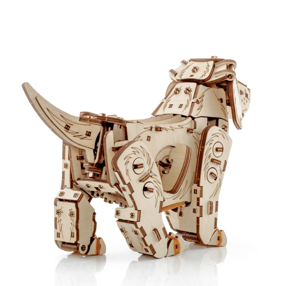 3D Wooden Model Kit | Puppy (BEW002e) – Wooden constructors | Varvikas.Shop