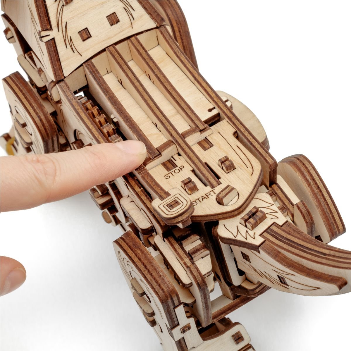 3D Wooden Model Kit | Puppy (BEW002e) – Wooden constructors | Varvikas.Shop