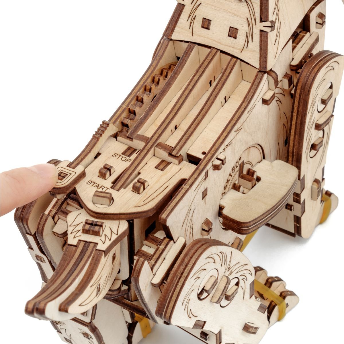 3D Wooden Model Kit | Puppy (BEW002e) – Wooden constructors | Varvikas.Shop