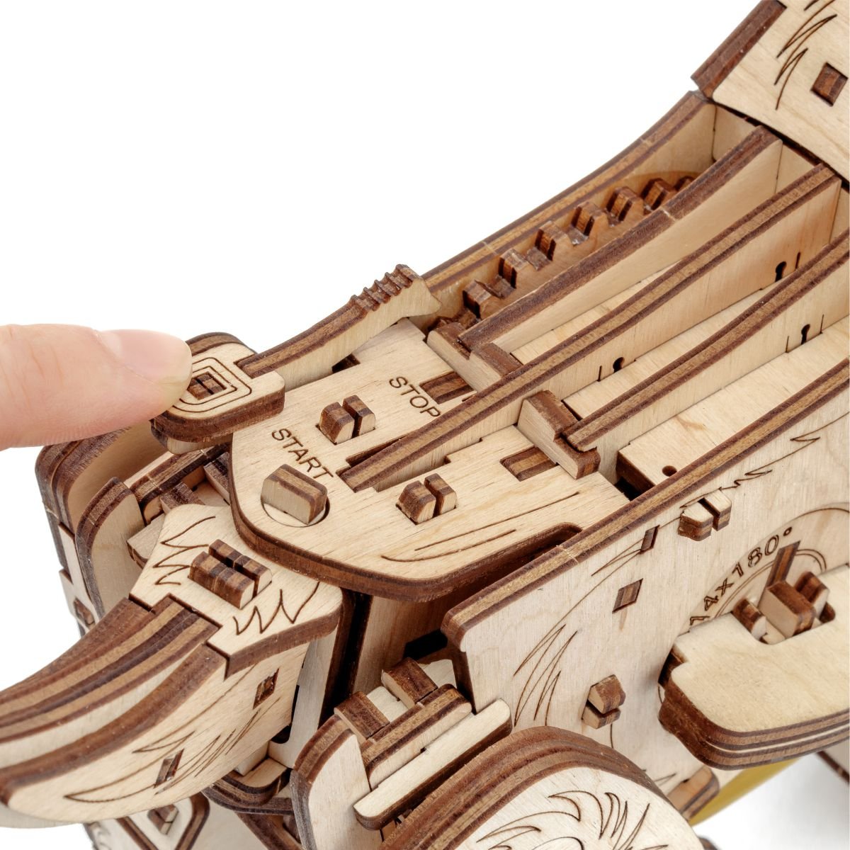 3D Wooden Model Kit | Puppy (BEW002e) – Wooden constructors | Varvikas.Shop