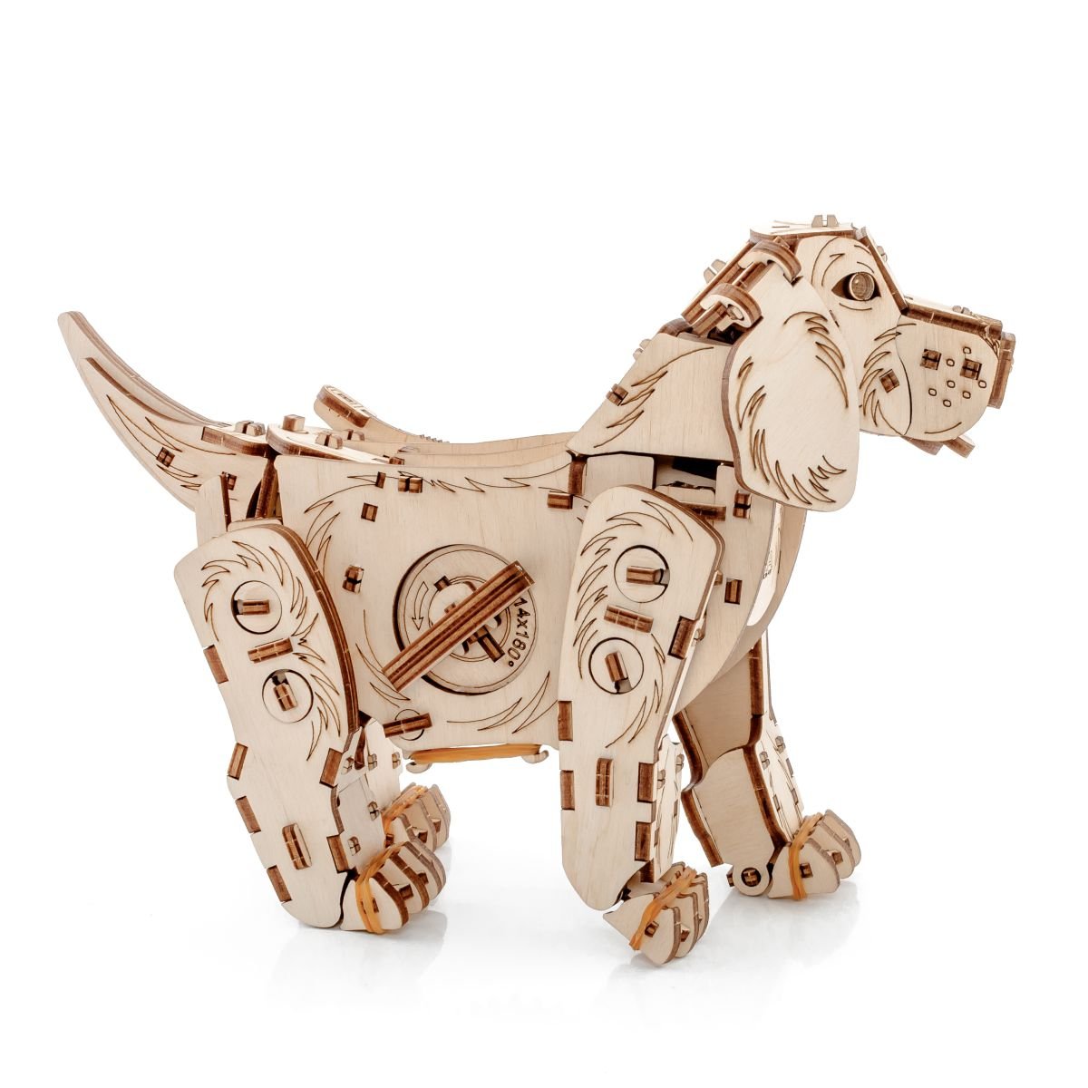 3D Wooden Model Kit | Puppy (BEW002e) – Wooden constructors | Varvikas.Shop