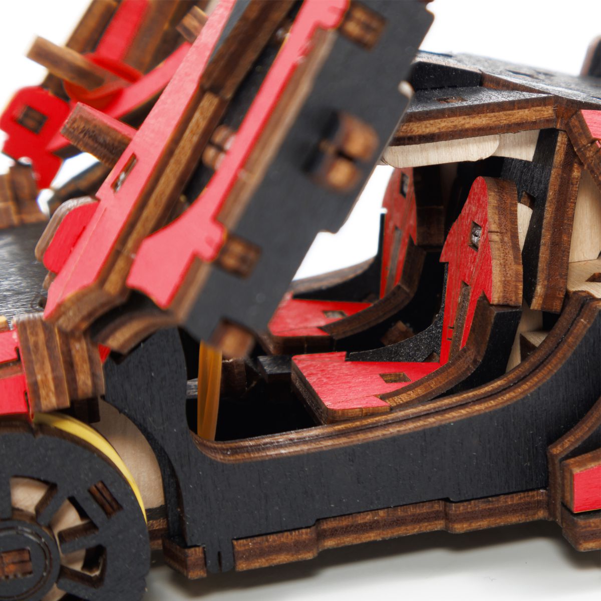 3D Wooden Model Kit | Red Racing Car (BEW007e) – Wooden constructors | Varvikas.Shop