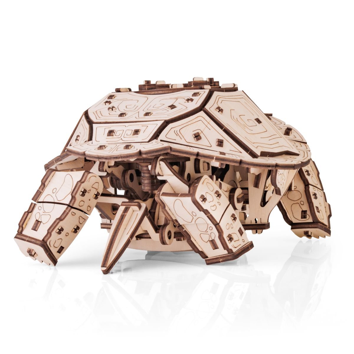 3D Wooden Model Kit | Turtle (BEW008e) – Wooden constructors | Varvikas.Shop