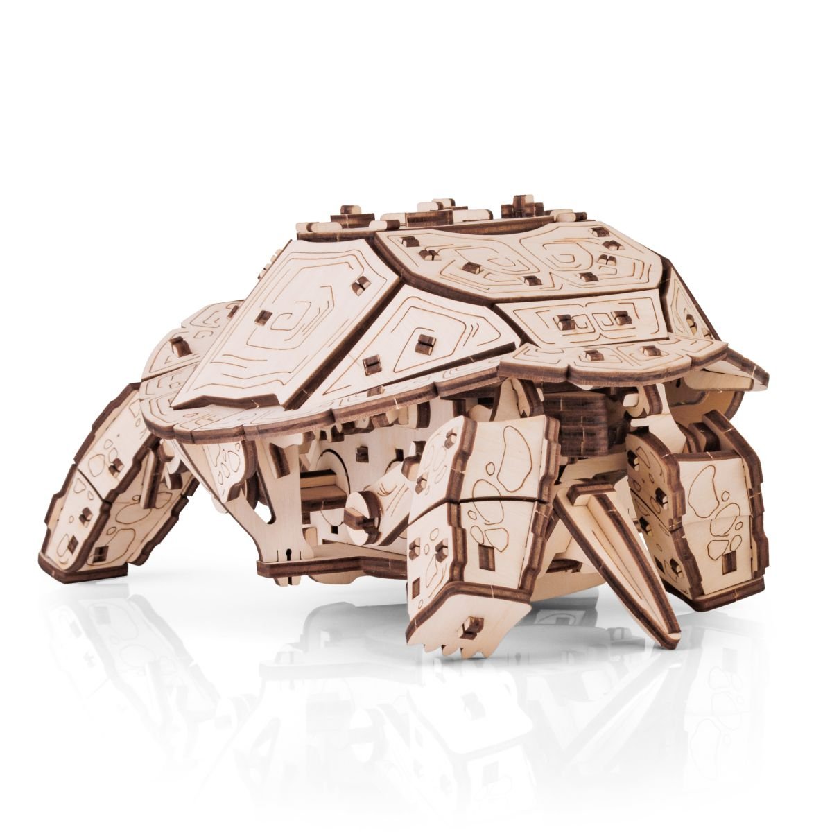 3D Wooden Model Kit | Turtle (BEW008e) – Wooden constructors | Varvikas.Shop