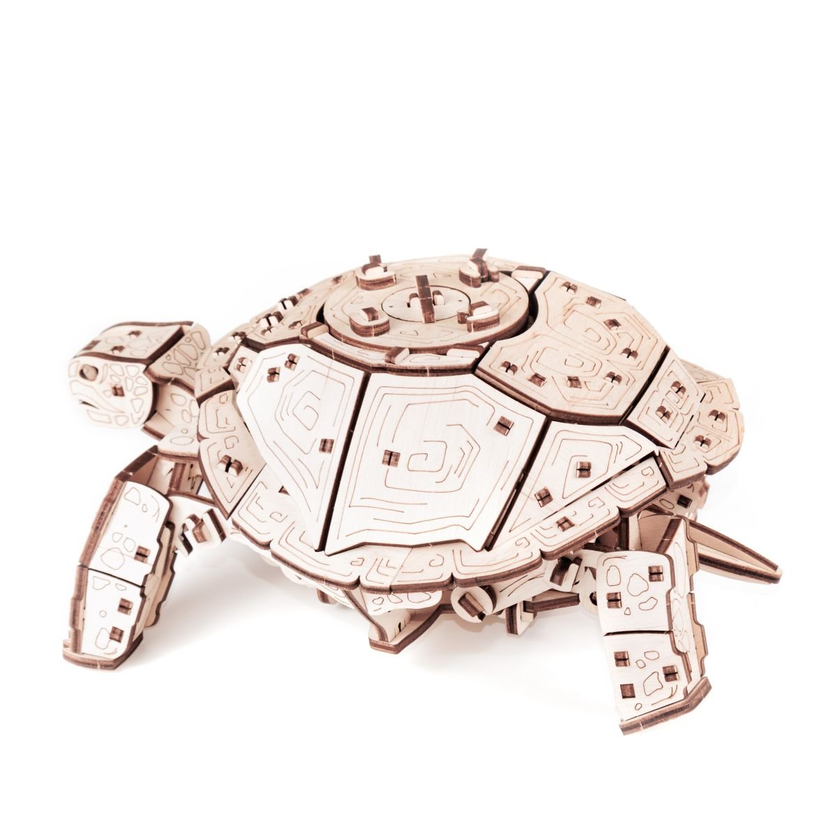 3D Wooden Model Kit | Turtle (BEW008e) – Wooden constructors | Varvikas.Shop