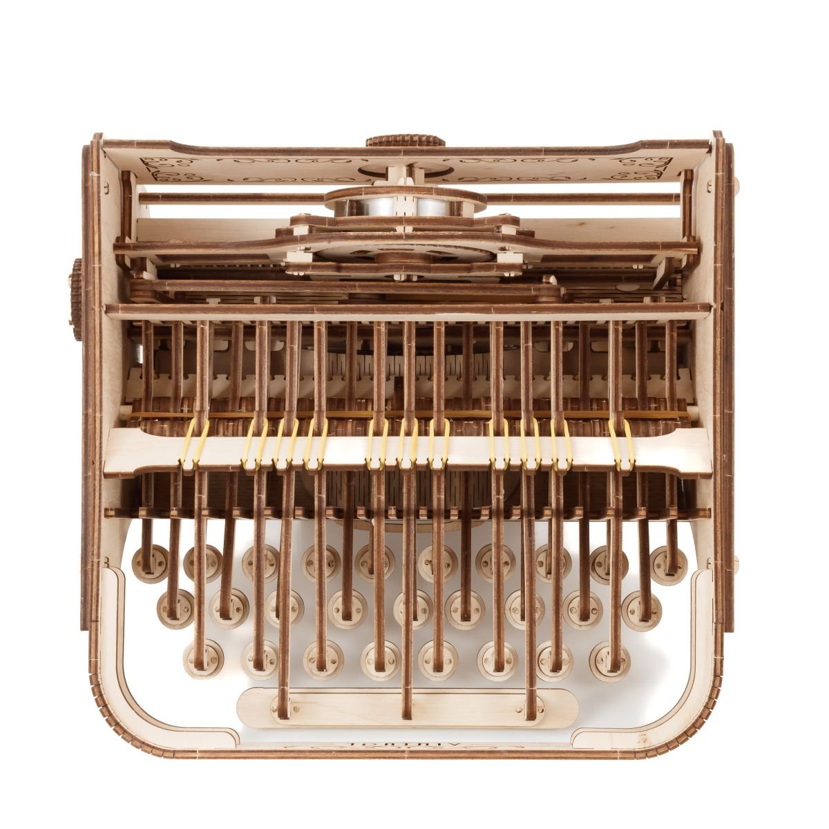 3D Wooden Model Kit | Typewriter (BEW015e) – Wooden constructors | Varvikas.Shop