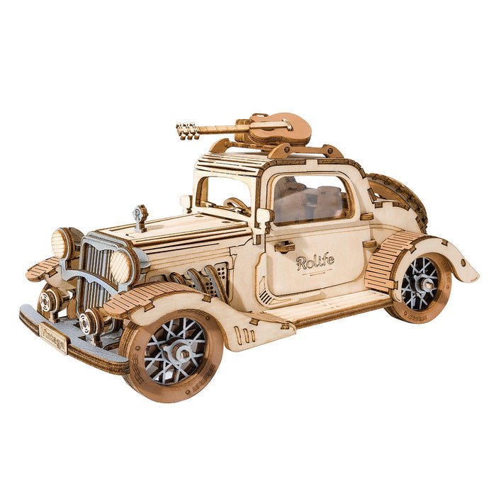 3D Wooden Model Kit | Vintage Car (RA002e) – Wooden constructors | Varvikas.Shop