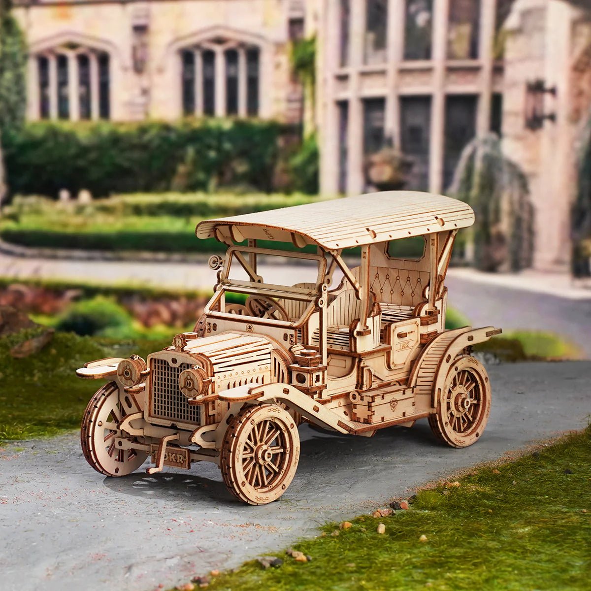 3D Wooden Model Kit | Vintage Car (RA011e) – Wooden constructors | Varvikas.Shop
