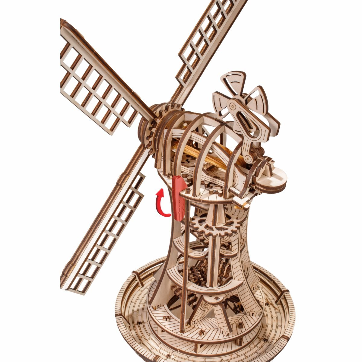 3D Wooden Model Kit | Windmill (BEW006e) – Wooden constructors | Varvikas.Shop