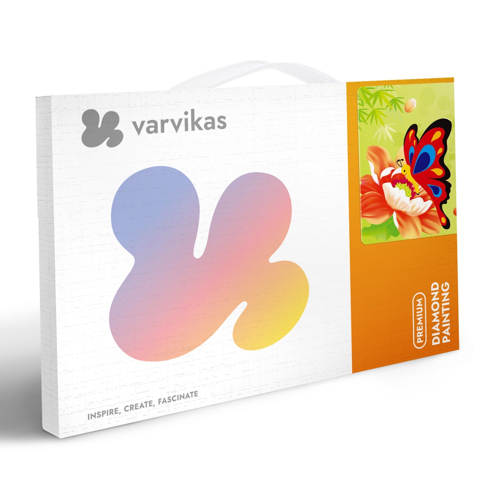 5D Diamond Painting 17х22 cm | Butterfly on a Flower (X185e) – Diamond painting | Varvikas.Shop