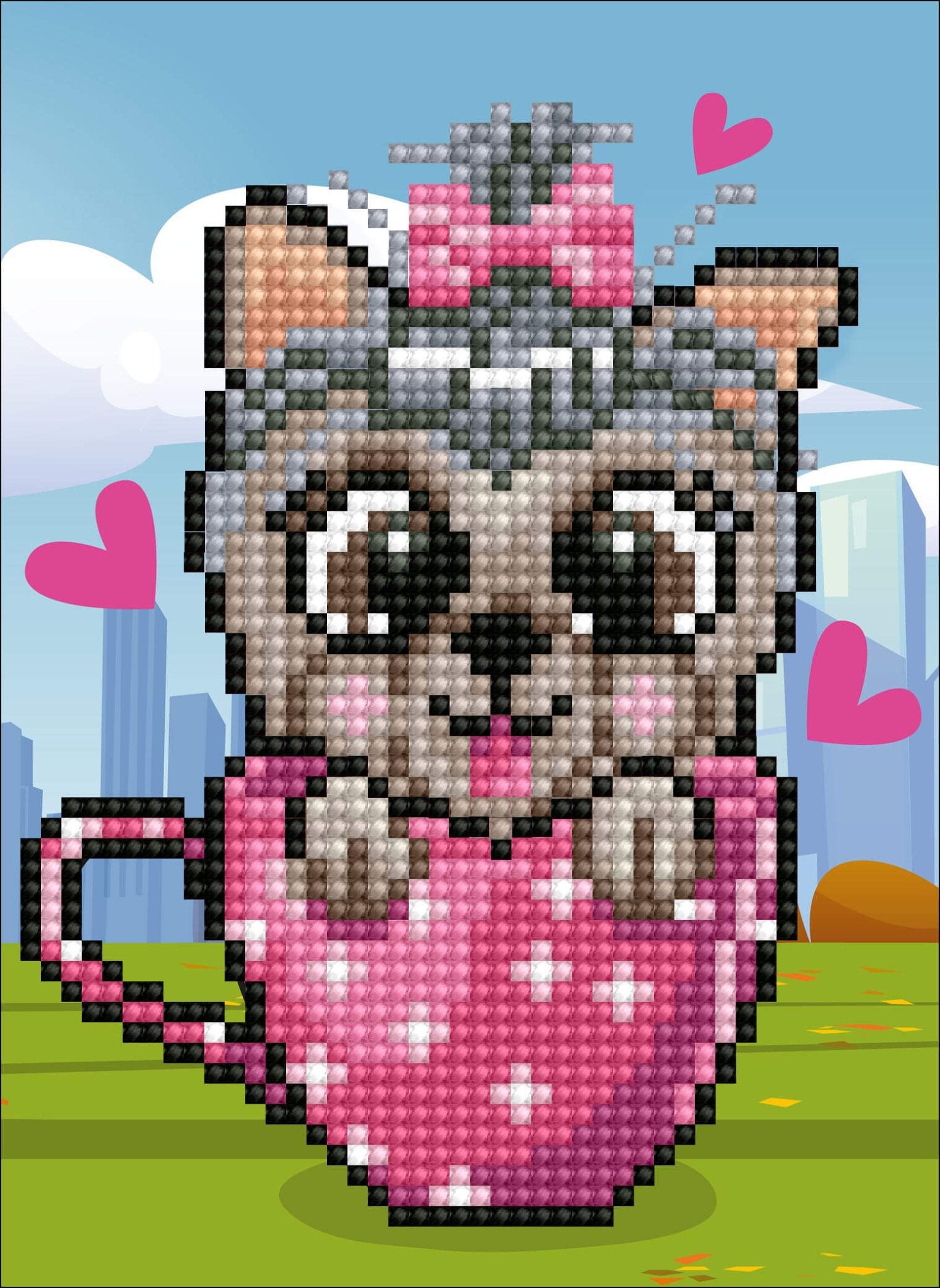 5D Diamond Painting 17х22 cm | Cheerful York (X200e) – Diamond painting | Varvikas.Shop