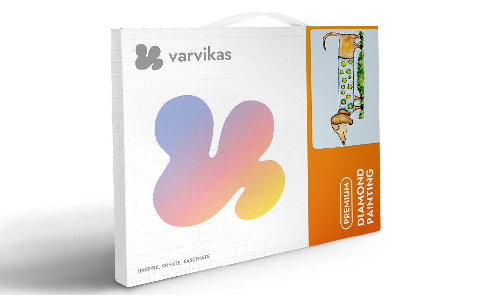 5D Diamond Painting 17х22 cm | Dachshund Leni (X003e) – Diamond painting | Varvikas.Shop