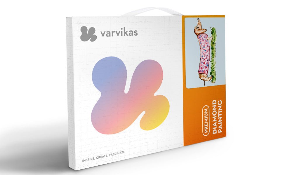 5D Diamond Painting 17х22 cm | Dachshund Lulu (X002e) – Diamond painting | Varvikas.Shop