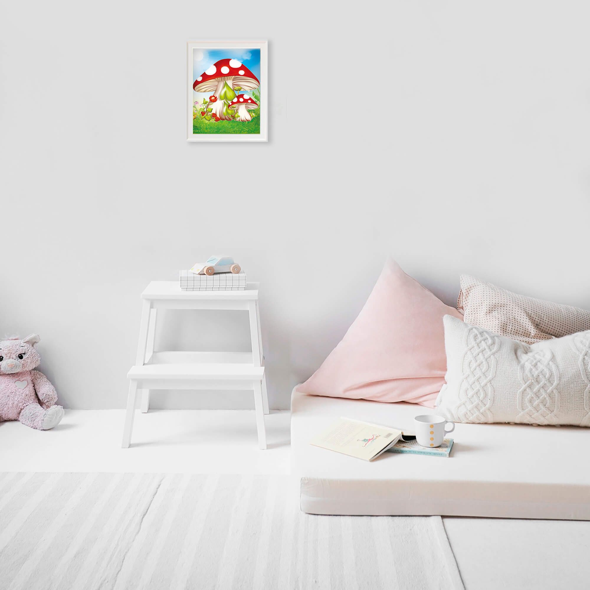 5D Diamond Painting 17х22 cm | Fly agaric mushrooms (X005e) – Diamond painting | Varvikas.Shop