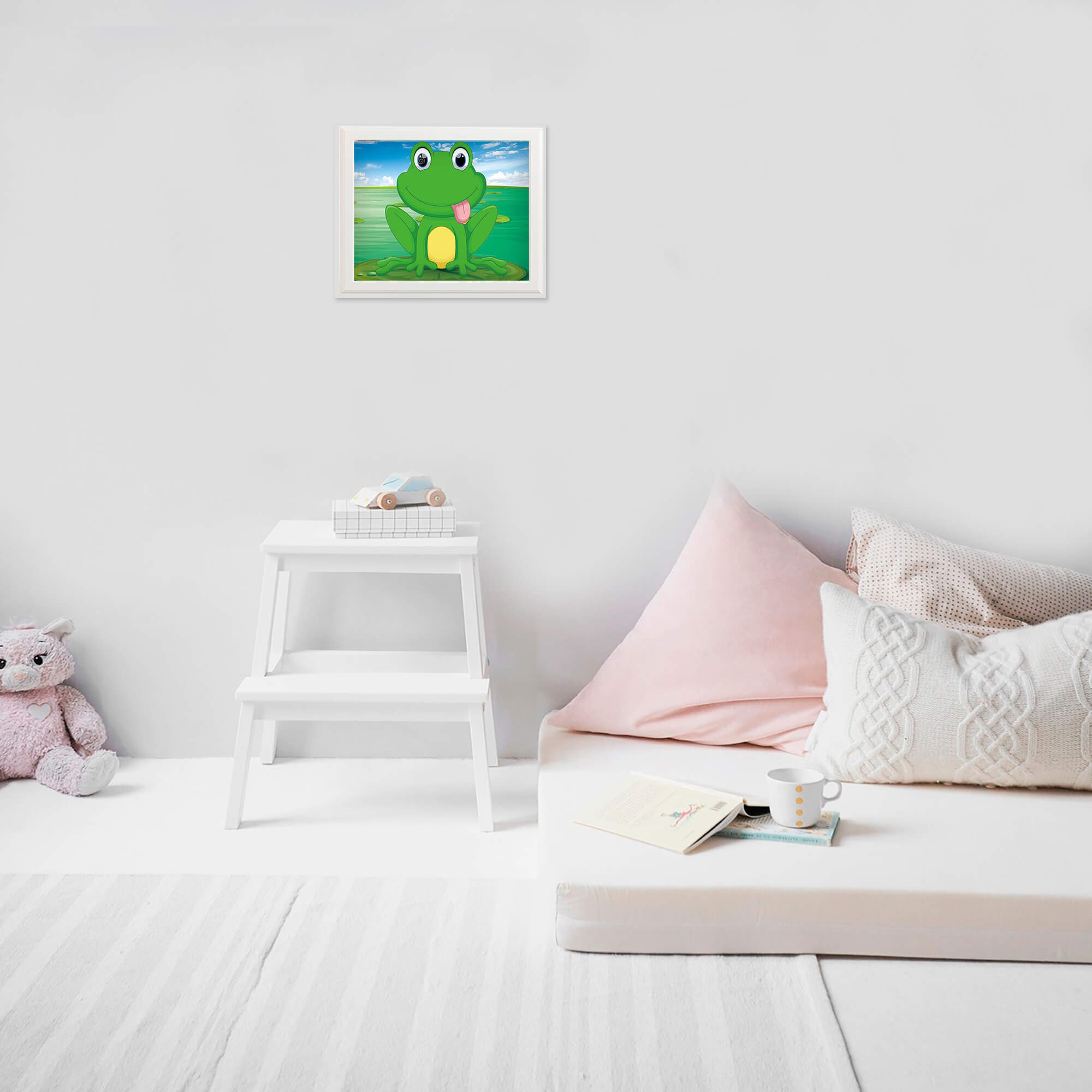 5D Diamond Painting 17х22 cm | Funny Little Frog (X006e) – Diamond painting | Varvikas.Shop