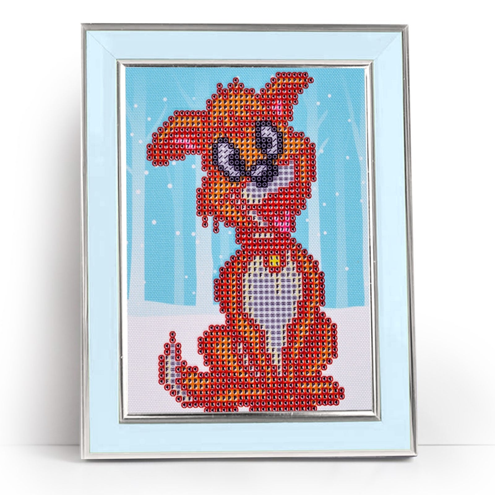 5D Diamond Painting 17х22 cm | Happy Doggy (X009e) – Diamond painting | Varvikas.Shop
