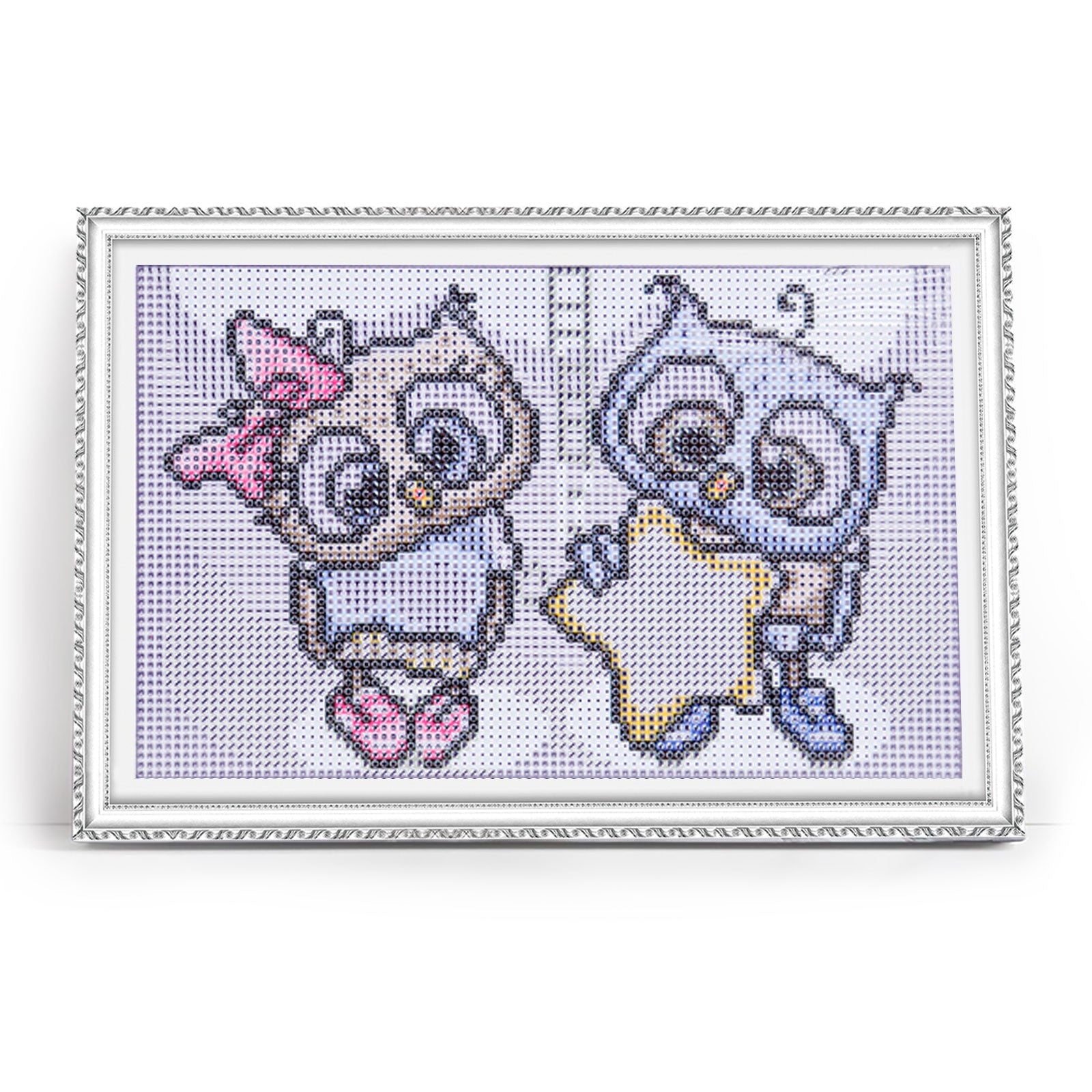 5D Diamond Painting 20x30 cm | Asterisk as a gift (LC017e) – Diamond painting | Varvikas.Shop