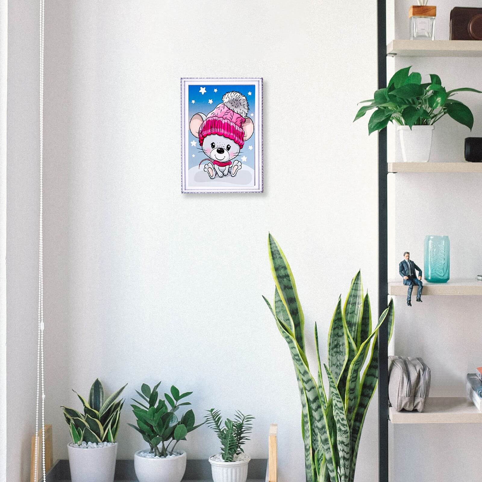 5D Diamond Painting 20x30 cm | Baby Mouse (LC045e) – Diamond painting | Varvikas.Shop