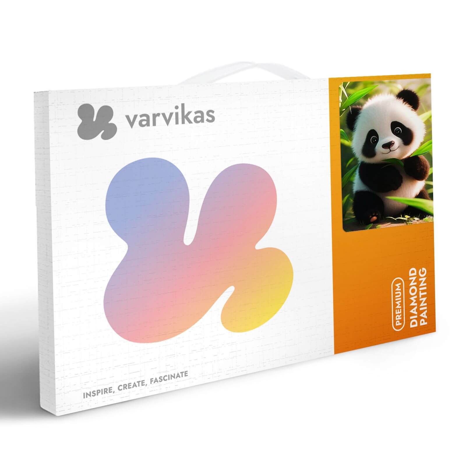 5D Diamond Painting 20x30 cm | Cute panda (LC060e) – Diamond painting | Varvikas.Shop