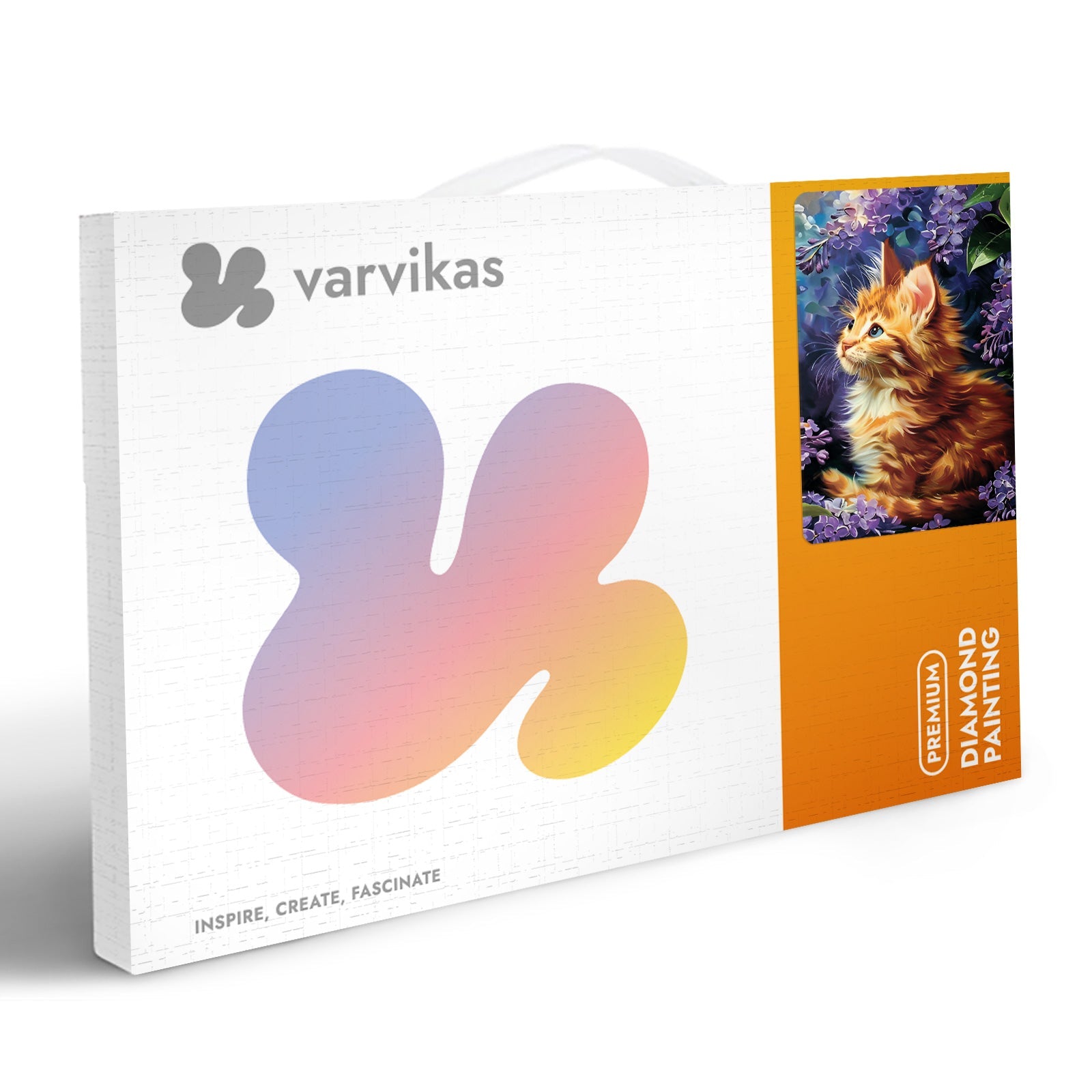 5D Diamond Painting 20x30 cm | Ginger Kitten (LC064e) – Diamond painting | Varvikas.Shop