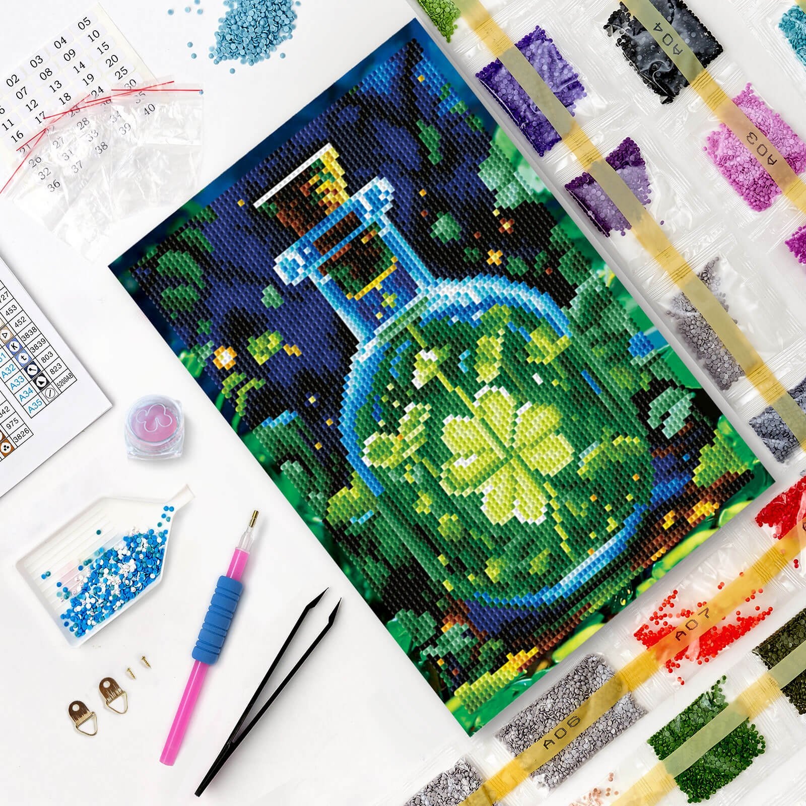 5D Diamond Painting 20x30 cm | Lucky Charm (LC065e) – Diamond painting | Varvikas.Shop