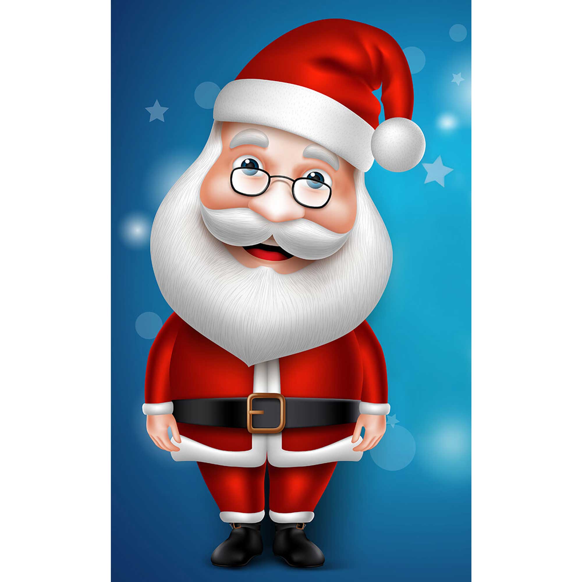 5D Diamond Painting 20x30 cm | Santa Claus (LC022e) – Diamond painting | Varvikas.Shop