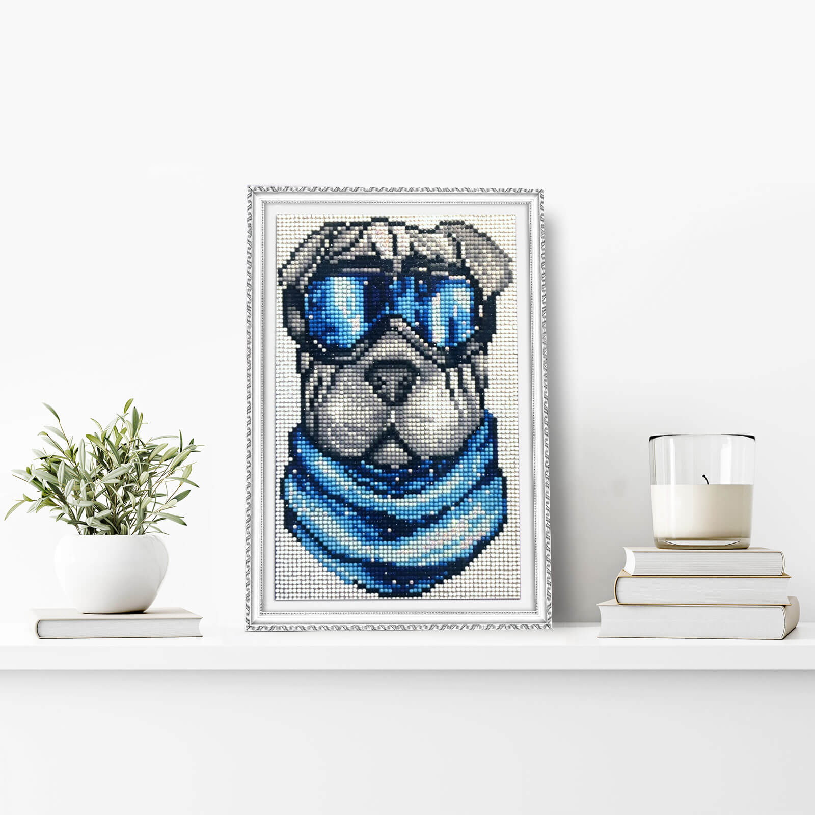 5D Diamond Painting 20x30 cm | Sharpei (LC013e) – Diamond painting | Varvikas.Shop