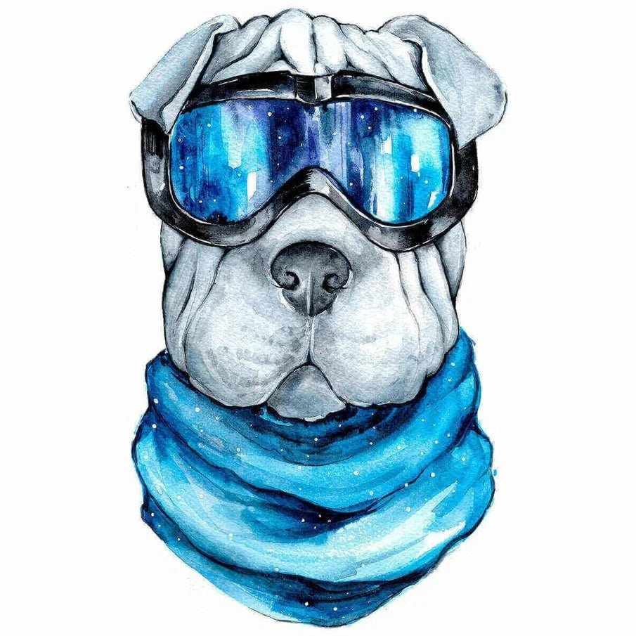 5D Diamond Painting 20x30 cm | Sharpei (LC013e) – Diamond painting | Varvikas.Shop